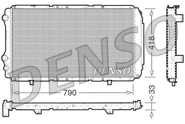 Radiator, engine cooling
