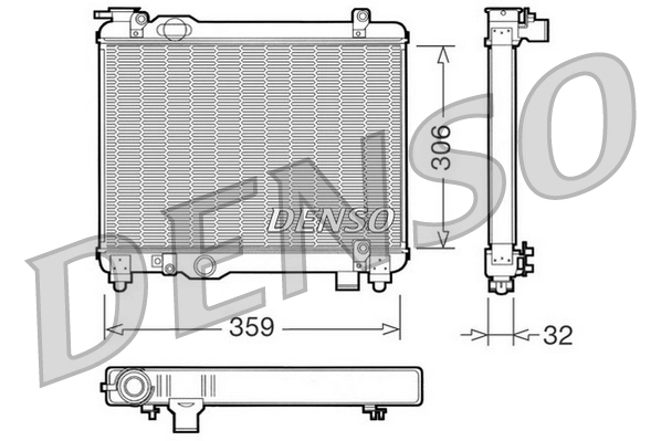 Radiator, engine cooling