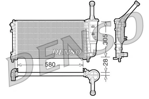 Radiator, engine cooling