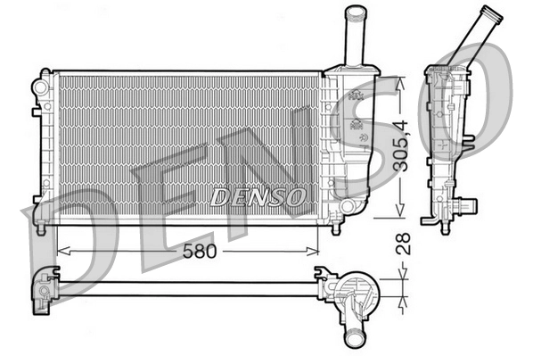 Radiator, engine cooling