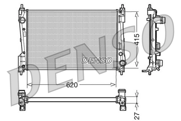 Radiator, engine cooling