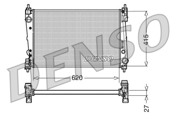 Radiator, engine cooling