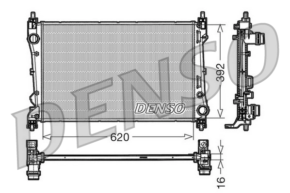 Radiator, engine cooling