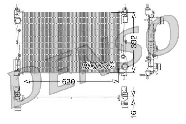 Radiator, engine cooling