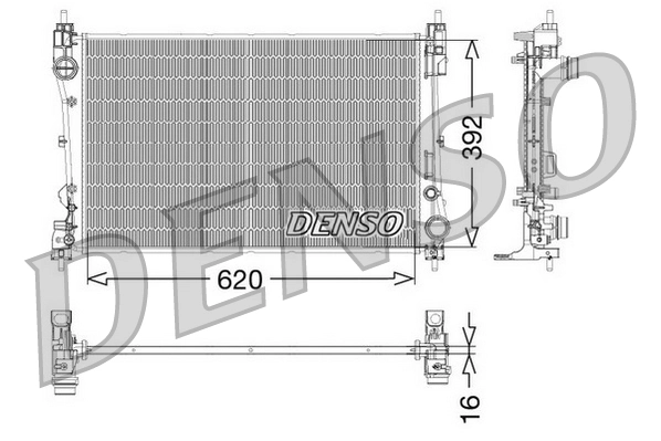 Radiator, engine cooling