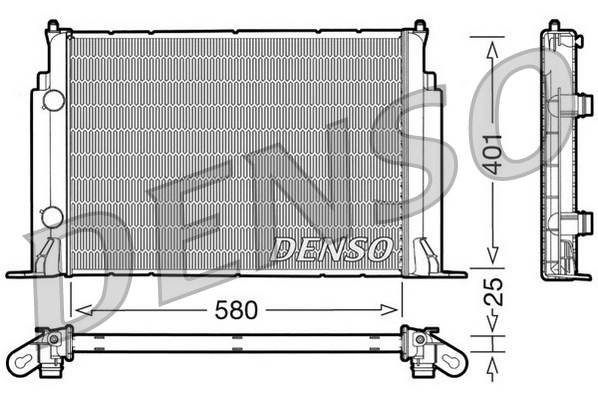 Radiator, engine cooling