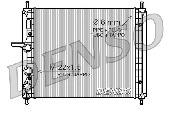 Radiator, engine cooling
