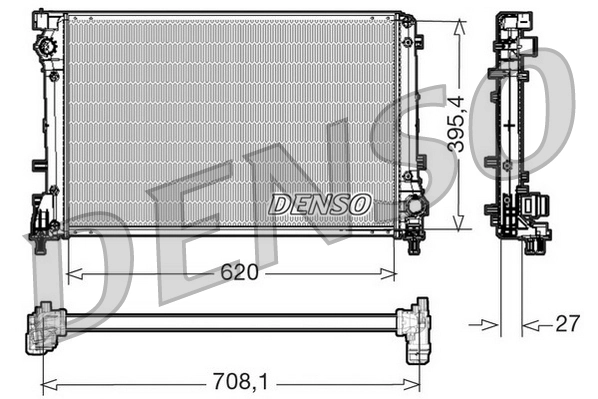 Radiator, engine cooling