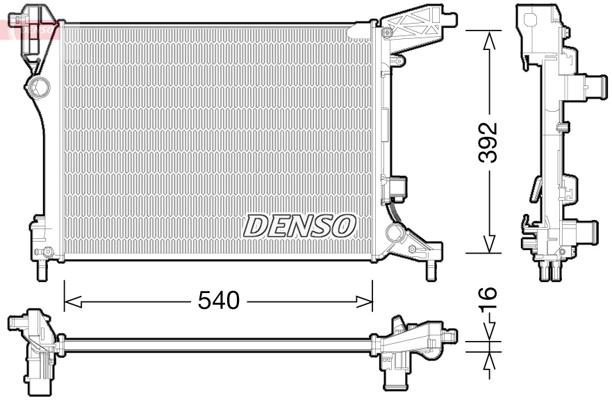 Radiator, engine cooling