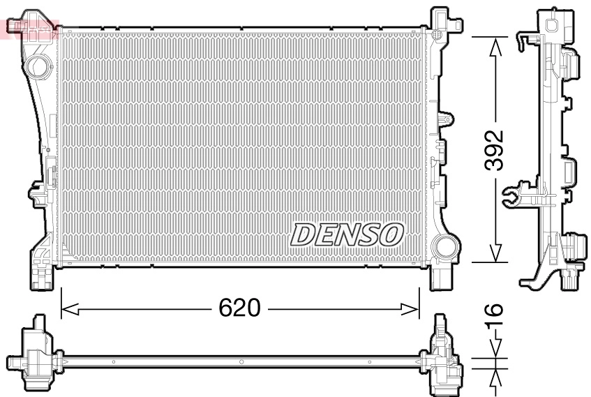 Radiator, engine cooling