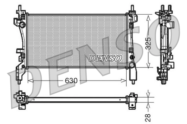 Radiator, engine cooling