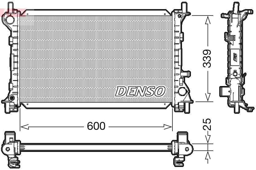 Radiator, engine cooling