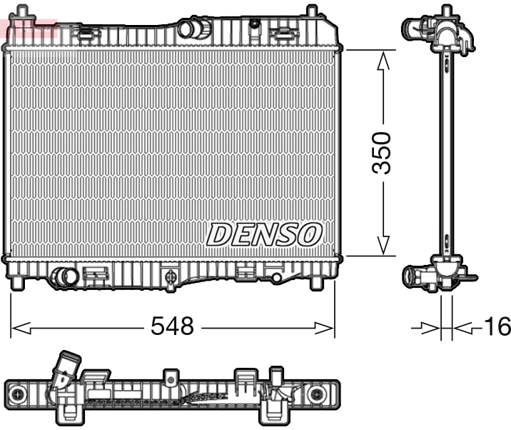 Radiator, engine cooling