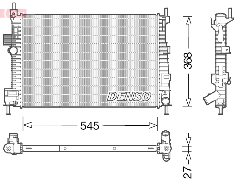 Radiator, engine cooling