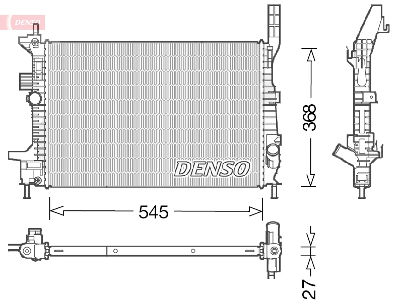 Radiator, engine cooling