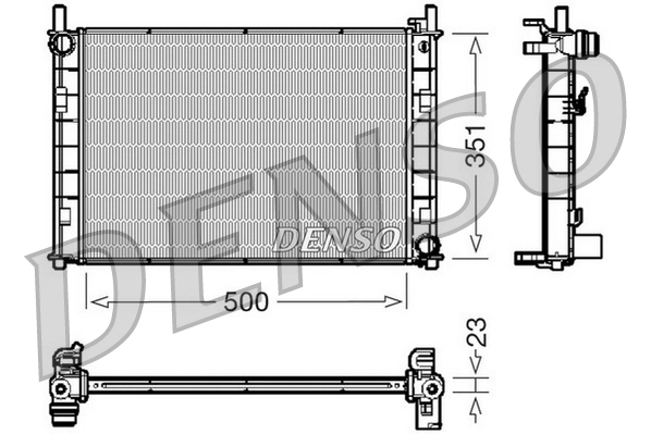 Radiator, engine cooling