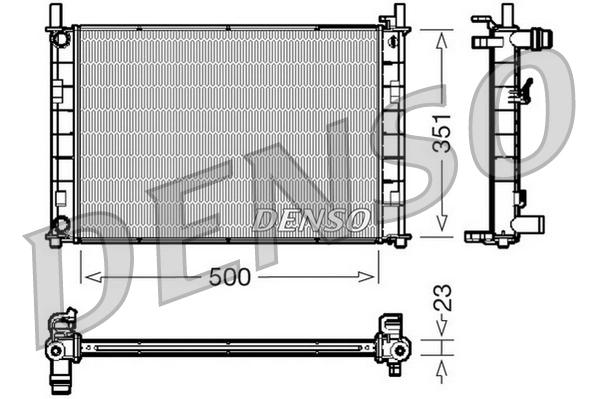 Radiator, engine cooling