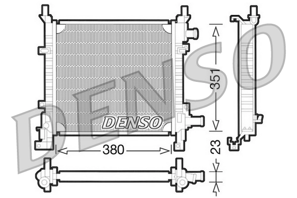 Radiator, engine cooling