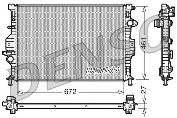 Radiator, engine cooling