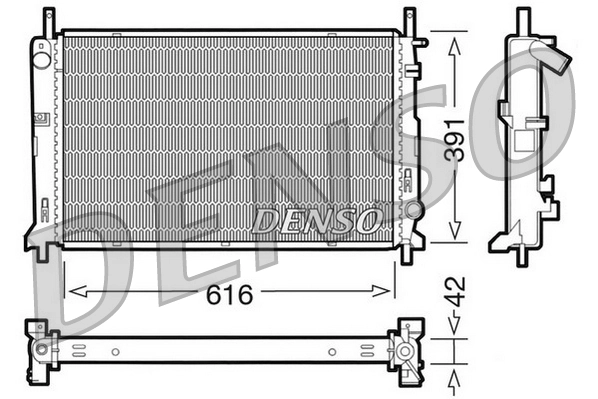Radiator, engine cooling