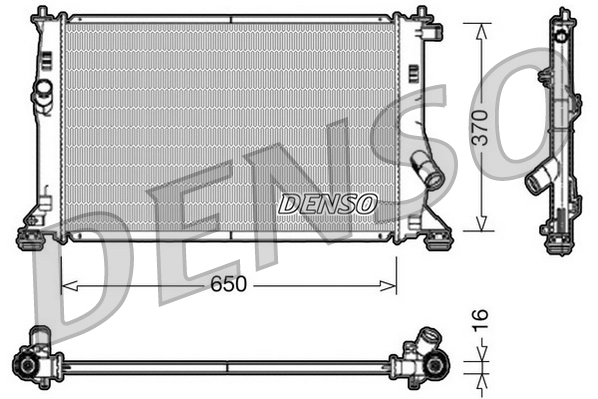 Radiator, engine cooling