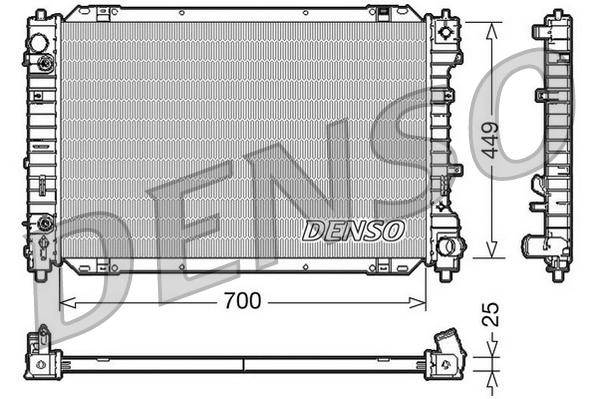 Radiator, engine cooling