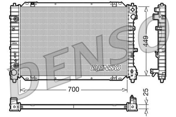 Radiator, engine cooling