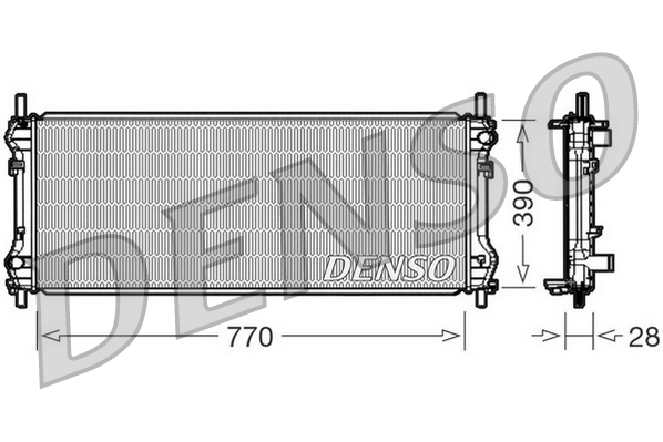 Radiator, engine cooling