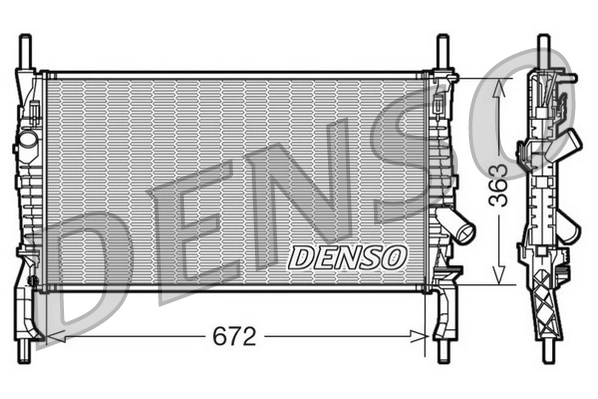 Radiator, engine cooling