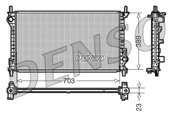 Radiator, engine cooling