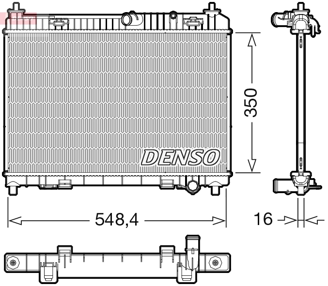 Radiator, engine cooling