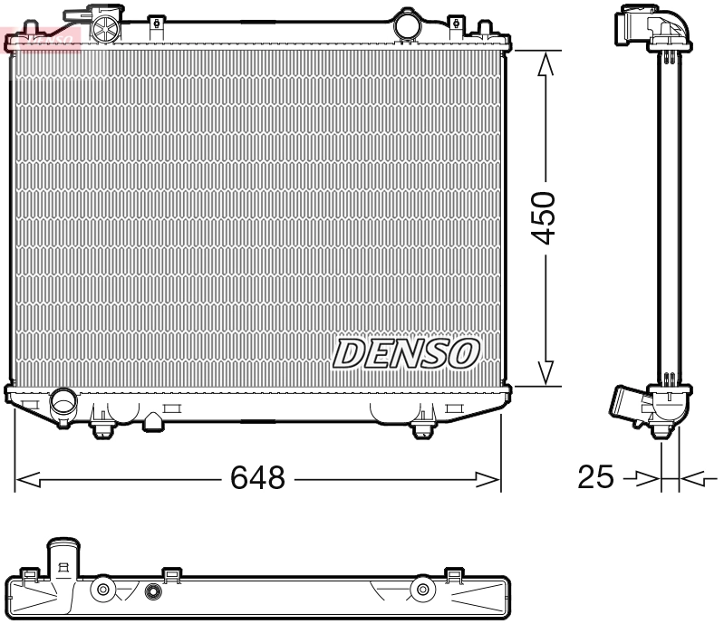 Radiator, engine cooling