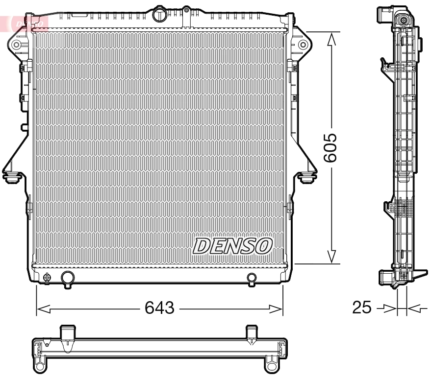 Radiator, engine cooling