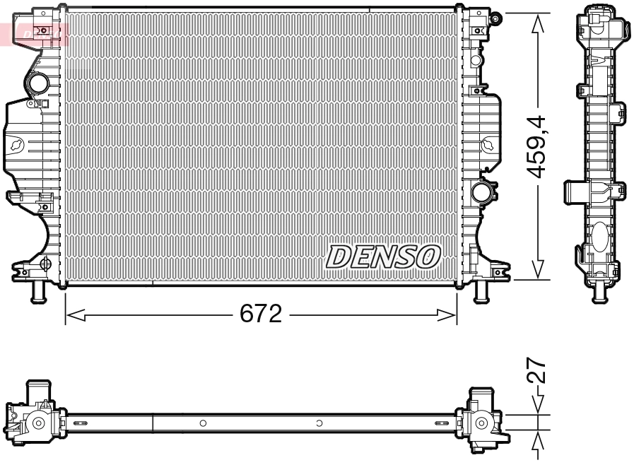 Radiator, engine cooling