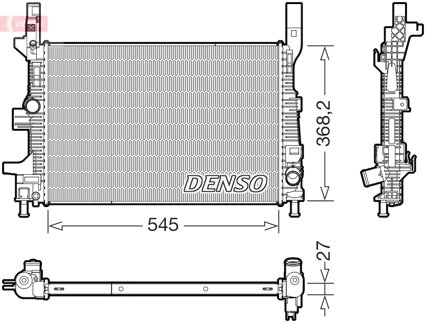 Radiator, engine cooling
