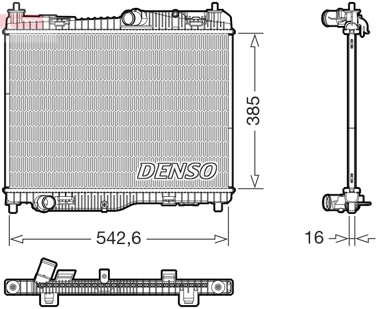 Radiator, engine cooling