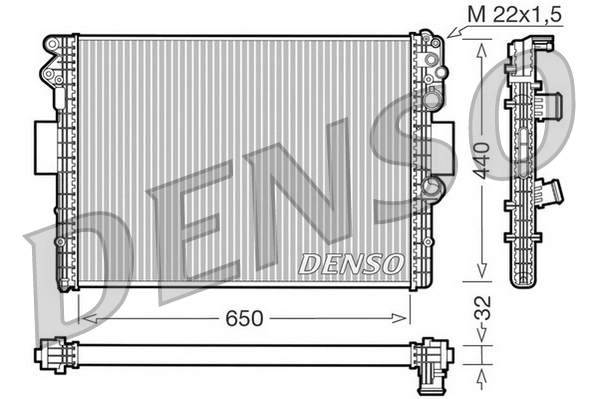 Radiator, engine cooling