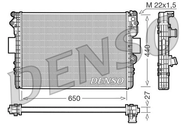 Radiator, engine cooling