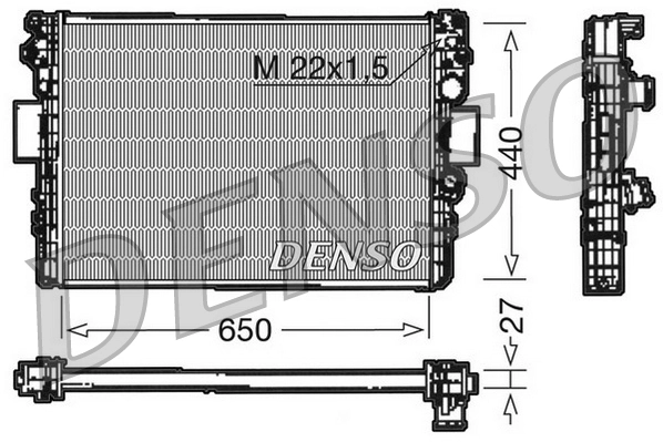 Radiator, engine cooling