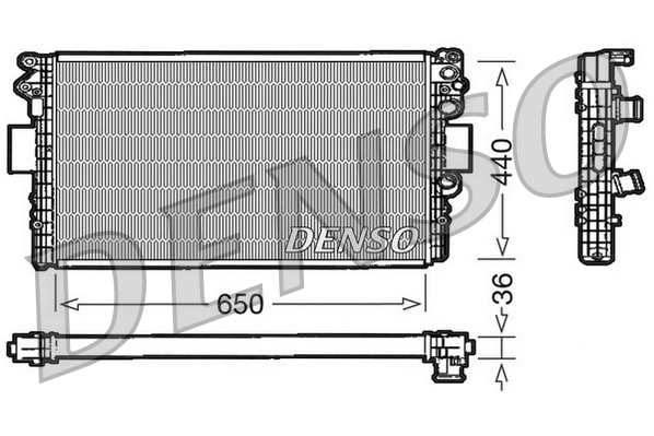 Radiator, engine cooling