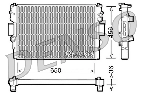 Radiator, engine cooling