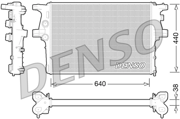 Radiator, engine cooling