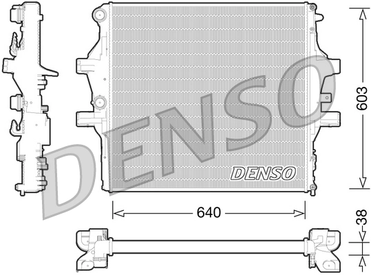 Radiator, engine cooling