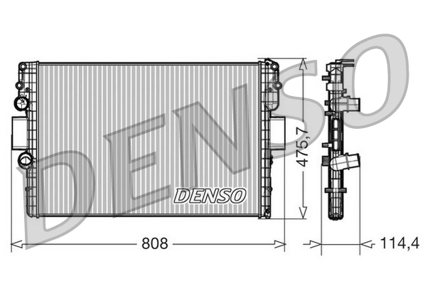 Radiator, engine cooling