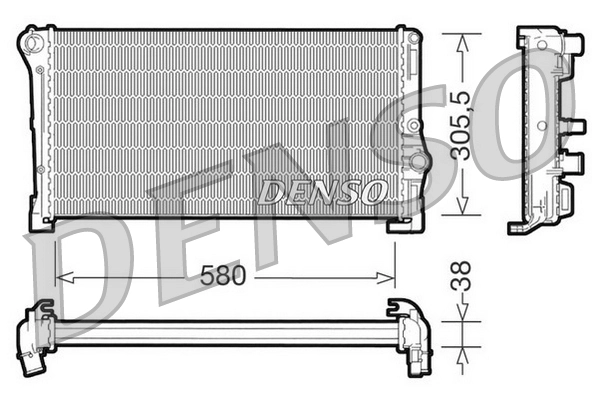 Radiator, engine cooling