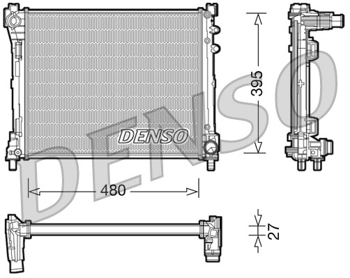 Radiator, engine cooling