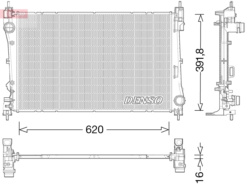 Radiator, engine cooling