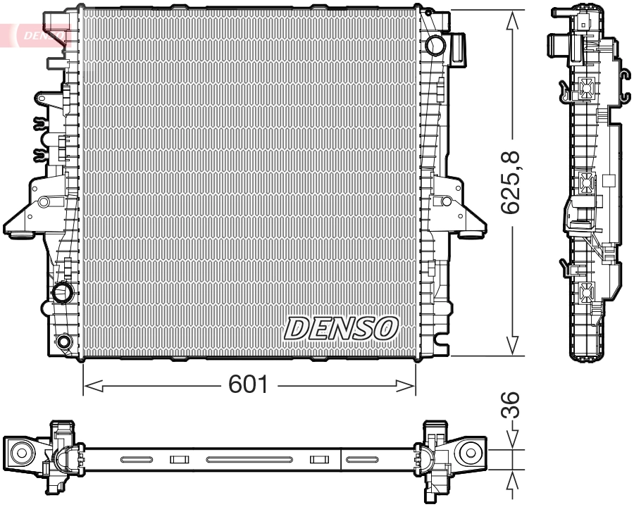 Radiator, engine cooling