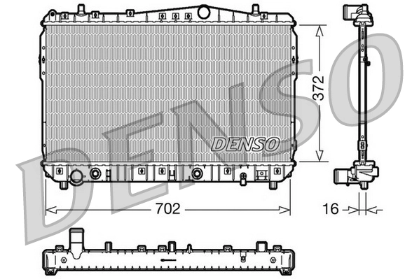 Radiator, engine cooling