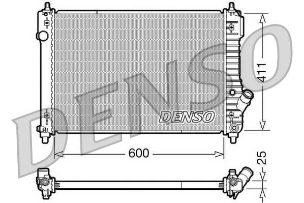 Radiator, engine cooling